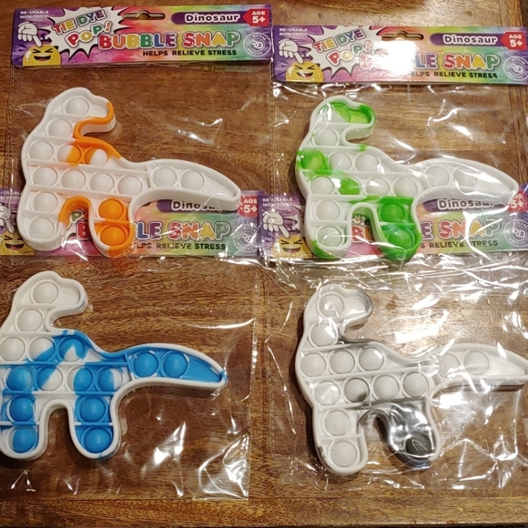 bubble snap Other - New Tie Dye Dinosaur Pop Its 2 for $12